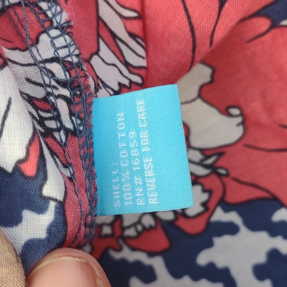 🏵️ J. McLaughlin Check Floral Button Up shirt - Picture 6 of 7